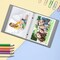 Photo Album 4x6 Photos - 52 Photos Small Mini Capacity Premium Vegan Leather Cover Photo Album, Portable Wallet Photo Album for Family Wedding Boys Girls, Love Tree